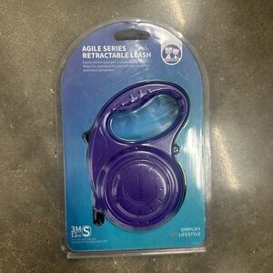 Purple Retractable Dog Leash